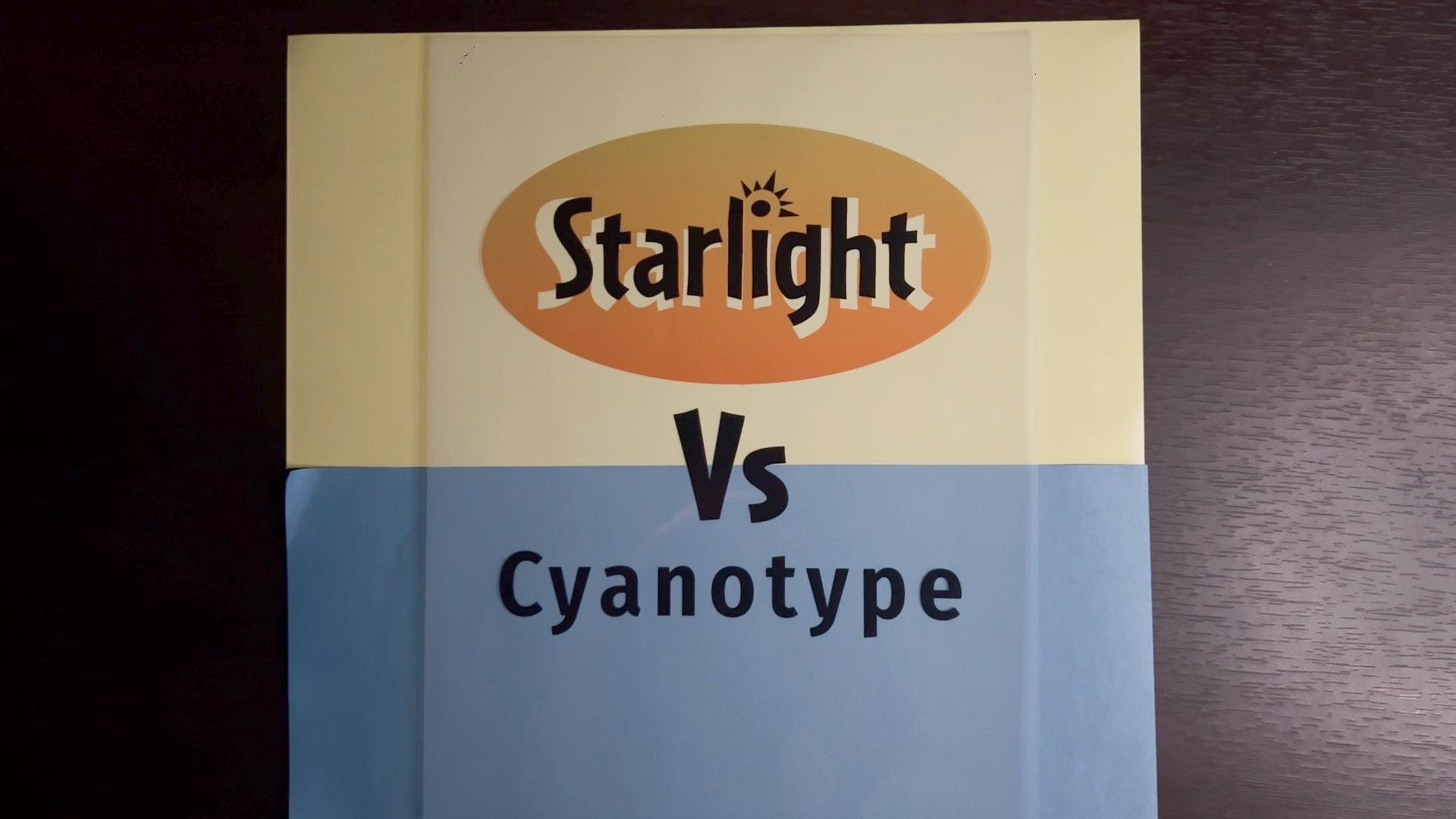 Exploring the Bright Side: Starlight UV-Sensitive Paper vs. Cyanotype