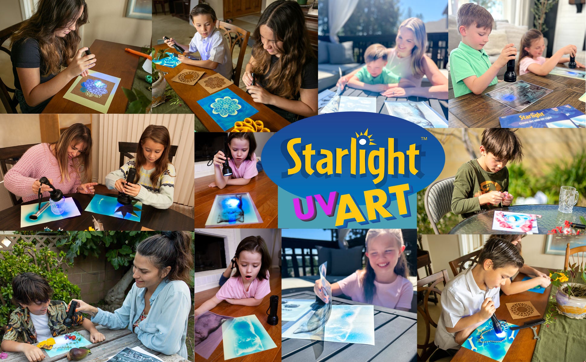Starlight Light-Activated Art Paper Kit | Create Art With Light ...