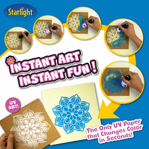 Starlight Light-Activated Art Paper Kit | Create Art With Light ...