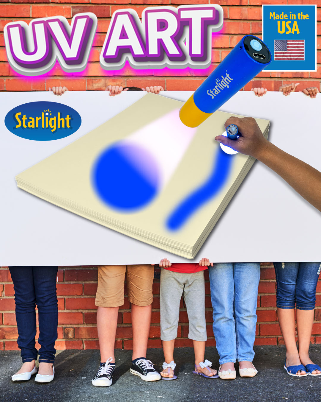 Starlight UV Light-Activated Paper Kit – Create Art Powered by Science ...