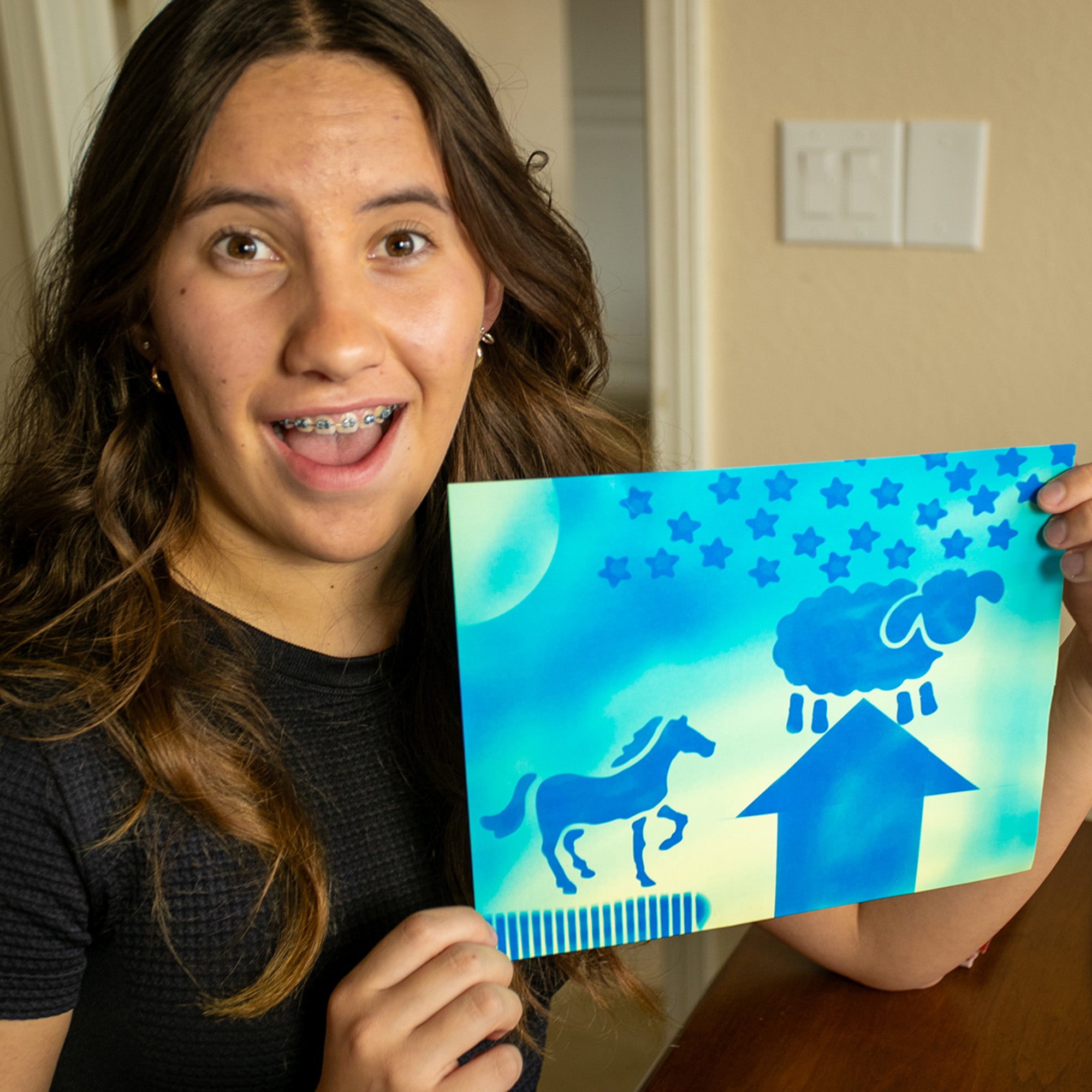 Starlight Light-Activated Art Paper Kit | Create Art With Light ...